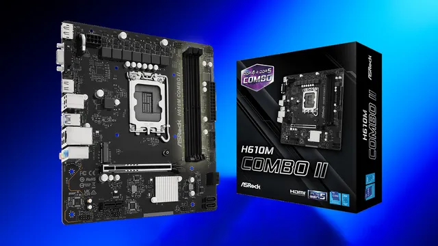 ASRock H610M Combo II: Bo Mạch Lai DDR4/DDR5 Cho Ngân Sách Linh Hoạt
