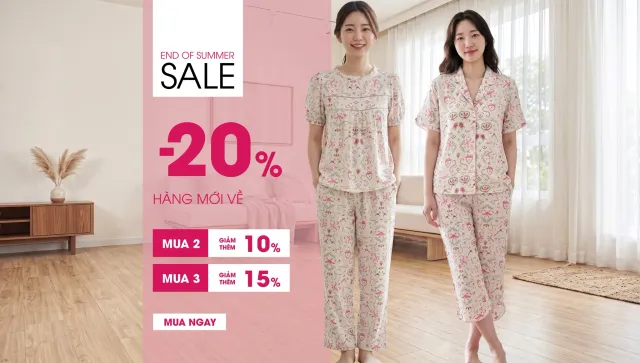 Gợi ý đồ mặc nhà Vincy thoải mái cho kỳ nghỉ dưỡng homestay 2026