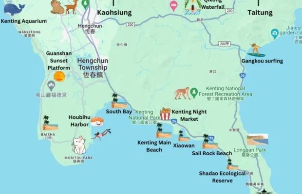 Kenting Đài Loan: Cẩm nang du lịch biển đẹp miền Nam