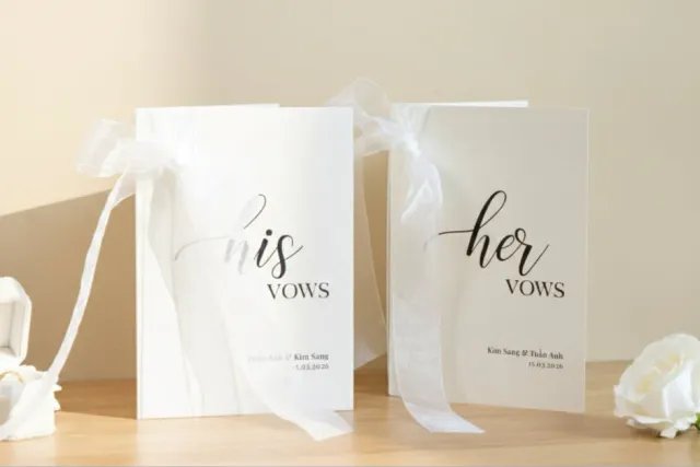 Wedding Vows 2026: Nghệ thuật nói lời yêu trong đám cưới Việt Nam — Có nên tổ chức lễ thề nguyện lãng mạn?