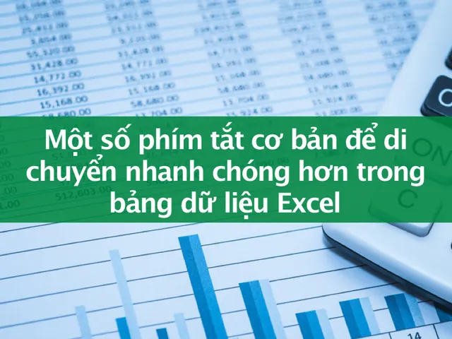 Các phím tắt trong excel dành cho dân kế toán