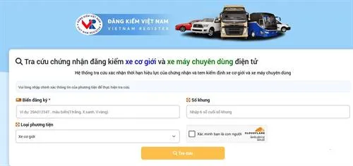 Tra cứu giấy chứng nhận đăng kiểm xe cơ giới online nhanh, chính xác