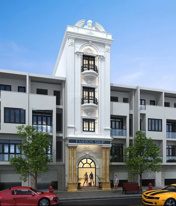 Gợi ý cho bạn 15 mẫu nhà phố tân cổ điển vô cùng sang trọng