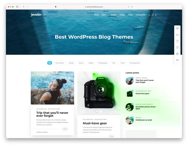 Thiết kế website Đời sống: 18 mẫu blog đẹp để lấy cảm hứng