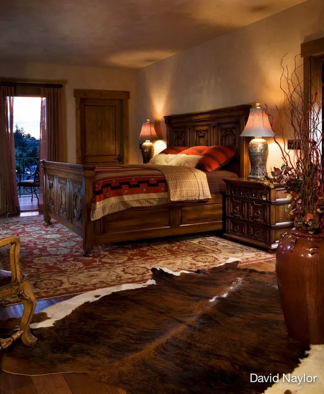 Mẫu trang trí phòng ngủ mộc mạc phong cách châu Âu