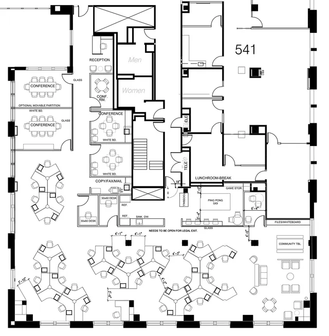 Thiết kế văn phòng kiến trúc tinh gọn: Hướng dẫn tối ưu hóa không gian làm việc sáng tạo