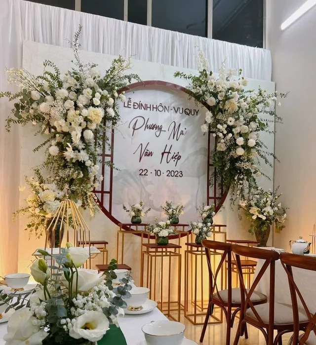 Hướng dẫn trang trí bàn thờ gia tiên đám cưới đúng chuẩn