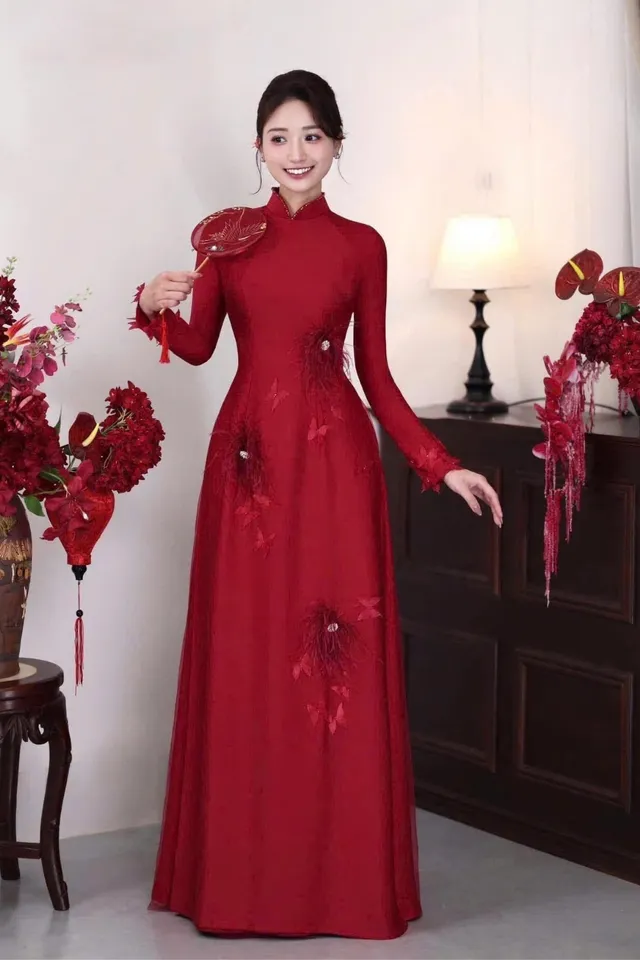 Mẫu áo dài cưới đẹp, sang trọng và dễ chọn cho cô dâu