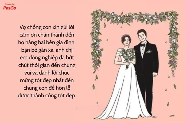 Lời cảm ơn sau đám cưới chân thành và ý nghĩa nhất