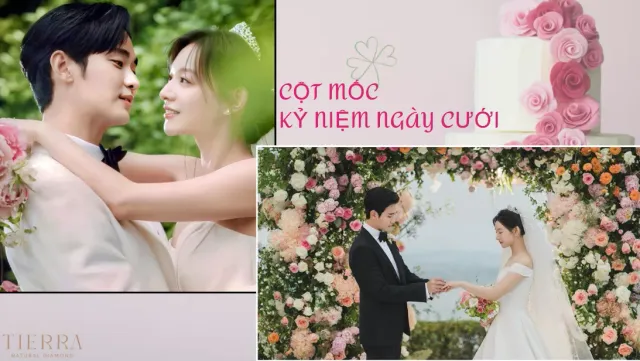 Các cột mốc kỷ niệm ngày cưới và ý nghĩa từng năm