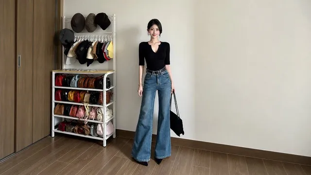 15 cách phối đồ với quần ống loe dễ áp dụng cho nữ