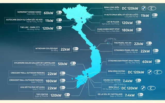 Trạm sạc xe điện ở Việt Nam: Bản đồ, số lượng và công nghệ mới