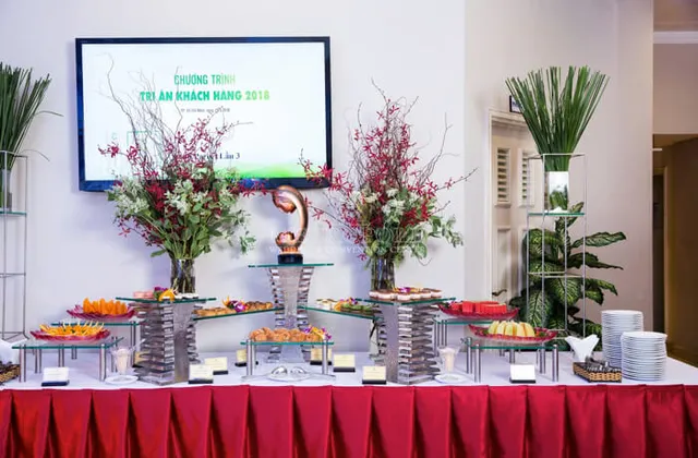 5 loại hình tiệc phổ biến cho hội nghị khách hàng