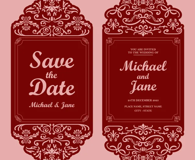 Thiết kế thiệp cưới Laser Cut độc đáo theo concept đám cưới