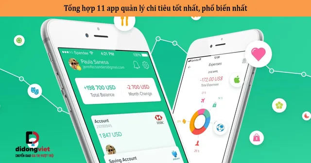 Top ứng dụng quản lý chi tiêu cá nhân và gia đình miễn phí