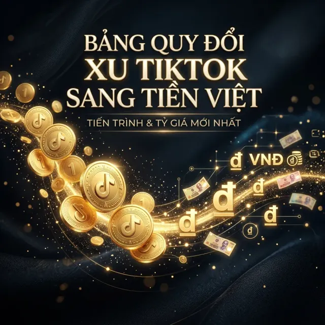 Tiền ảo mạng xã hội: Cơ chế quy đổi xu TikTok 2026