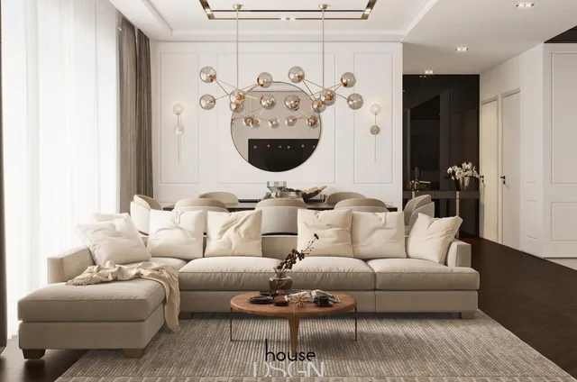 Màu nội thất cho người mệnh kim đón tài lộc thành công