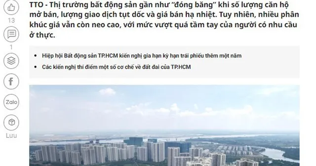 Cách đọc biểu đồ giá để chọn điểm mua bất động sản