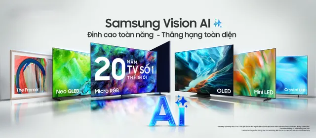 Samsung AI TV 2026 ra mắt tại Việt Nam: Có gì mới?