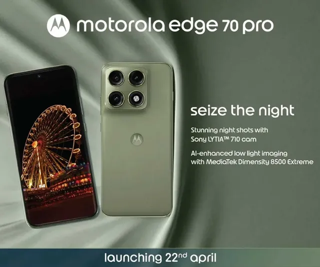 Motorola Edge 70 Pro: Màn hình 1.5K 144Hz và pin 6.500 mAh