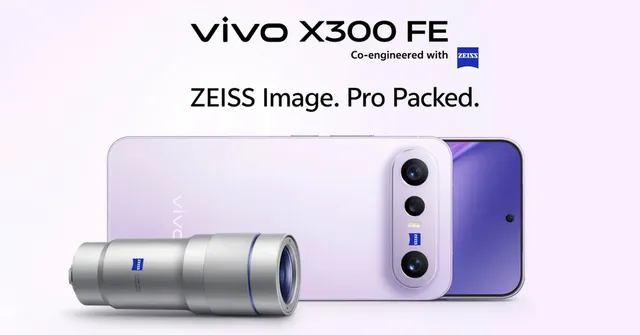 Vivo X300 FE ra mắt: Điện thoại tầm trung đầu tiên trang bị ống kính tele cao cấp