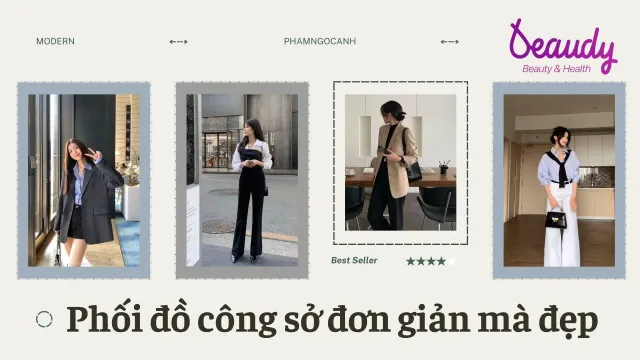 10 công thức phối đồ công sở đơn giản, hiện đại 2026