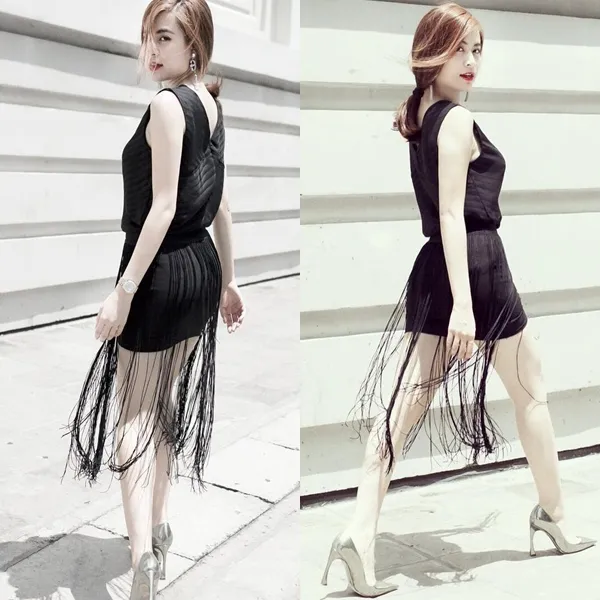 Tông màu đen 'càn quét' street style: Học cách phối đồ đen sang trọng từ kiều nữ Việt