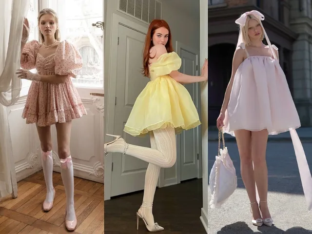 Cách phối đầm babydoll đẹp như Olivia Rodrigo