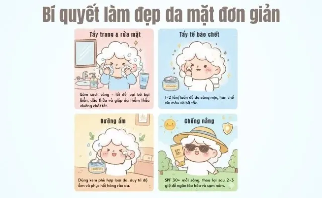 17 cách làm đẹp da mặt đơn giản, hiệu quả tại nhà