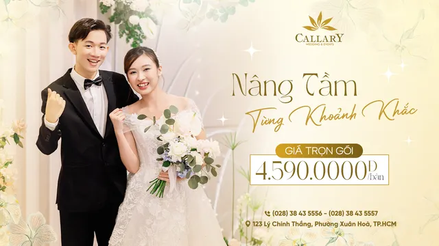 Callary có gì nổi bật khi tổ chức tiệc cưới?