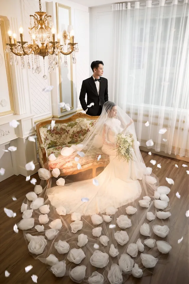 Top váy cưới đuôi cá đẹp tôn dáng cô dâu