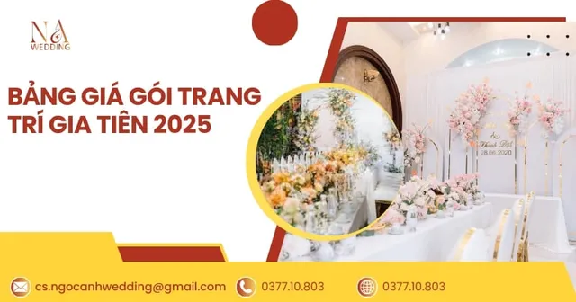 Cập nhật bảng giá trang trí gia tiên 2025 tham khảo