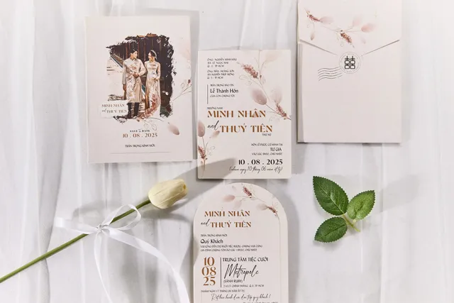 Nên gửi thiệp cưới trước bao lâu là hợp lý nhất?