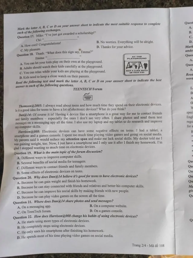 Đề thi tiếng Anh vào 10 Quảng Ninh 2025-2026: Cấu trúc và lộ trình ôn tập