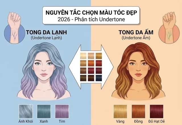 Top 20+ màu tóc đẹp 2026: Tôn da, không cần tẩy