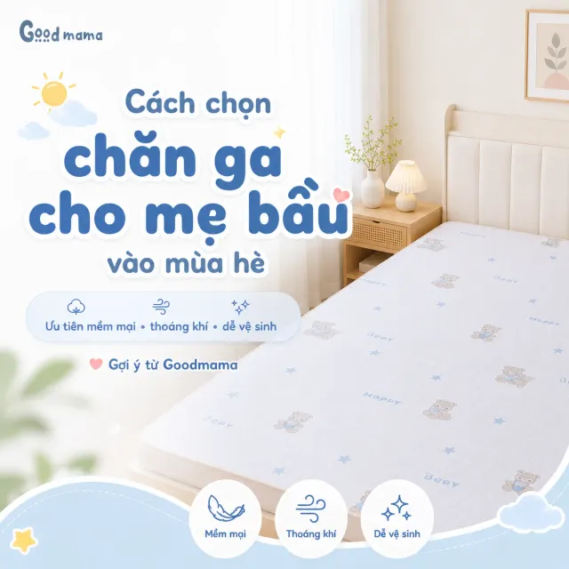 Bí quyết chọn chăn ga mùa hè giúp mẹ bầu ngủ ngon