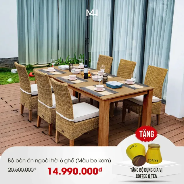 Bàn ăn hiện đại: Giải pháp tối ưu không gian nhỏ