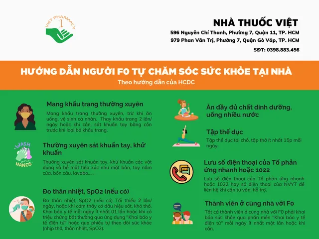 F0 tự chăm sóc sức khỏe tại nhà: Hướng dẫn an toàn