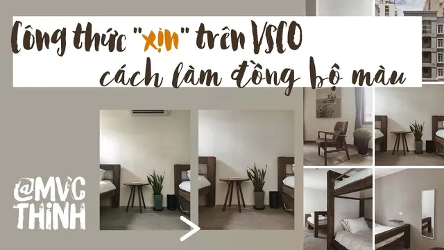 Chỉnh màu Vintage và đồng bộ màu trên VSCO, ảnh chụp từ Iphone 6S Plus