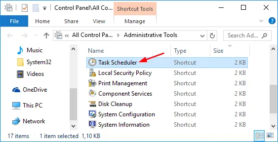 Cách lên lịch tắt máy tự động trong Windows 10