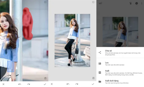 Hướng dẫn chi tiết xóa người bằng snapseed trên điện thoại