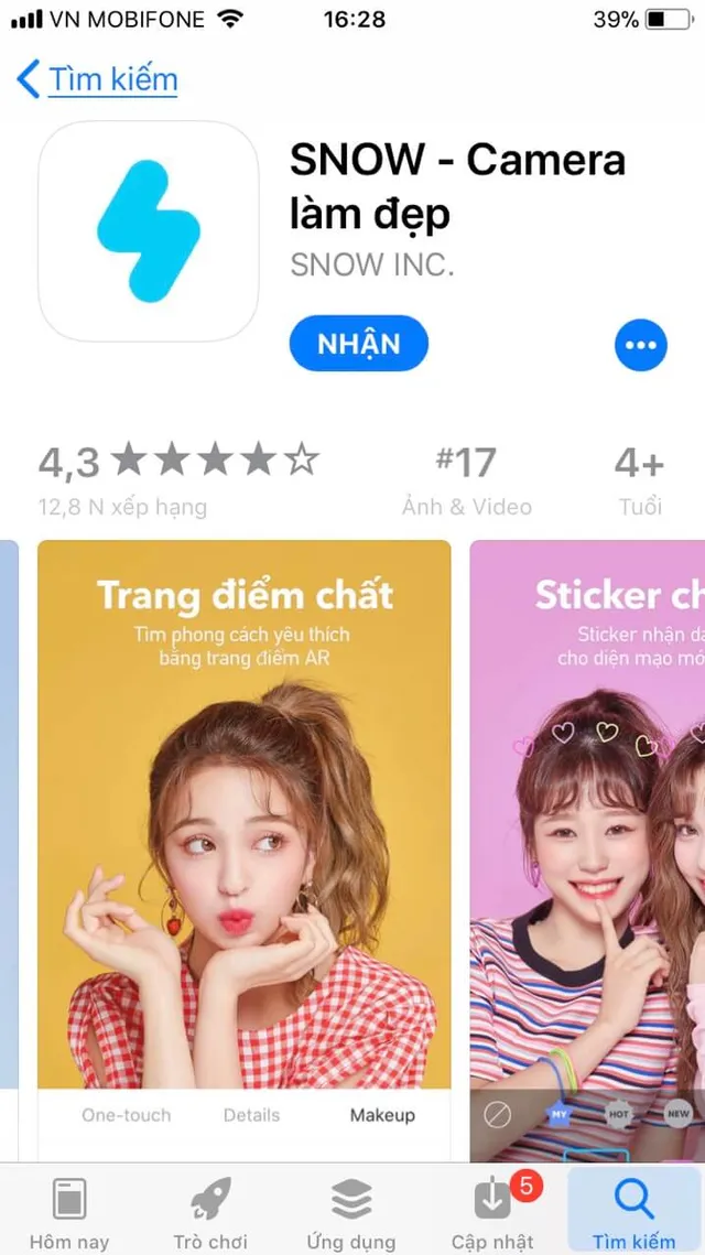 Hướng dẫn cách tải app Snow và bí quyết chụp hình đẹp như người mẫu