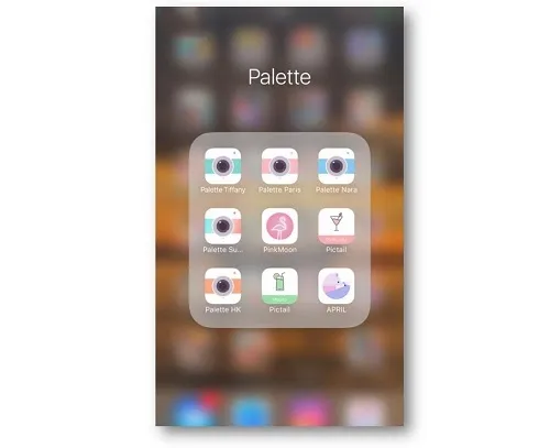 Chỉnh ảnh dễ thương như gái Hàn với app Palette