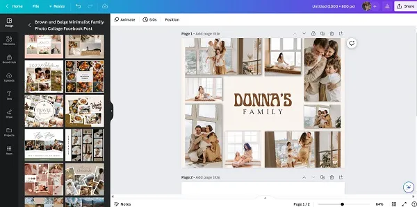 Tạo khung ảnh đẹp online trên app Canva nhanh chóng
