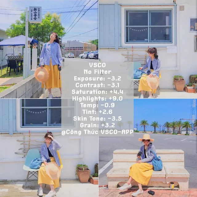 Ấn tượng với loạt công thức chỉnh ảnh VSCO tone sáng