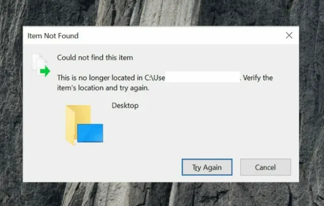 Cách sửa lỗi máy tính gặp lỗi could not find this item khi xóa file