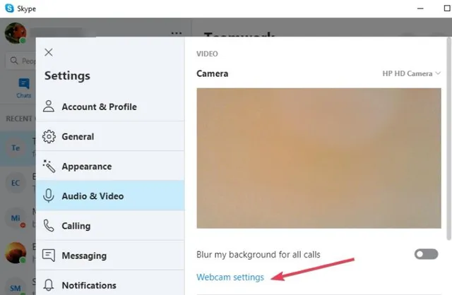 Giải quyết tình trạng camera Win 10 không mở được trên Skype