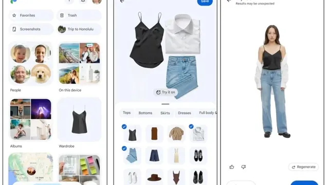 Google Photos AI: Biến iPhone thành tủ đồ thời trang
