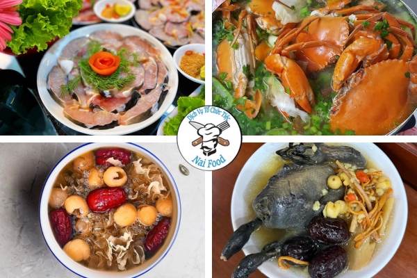 Bảng thực đơn tiệc cưới sang trọng với nhiều lựa chọn phù hợp ngân sách - nguồn từ Nai Food