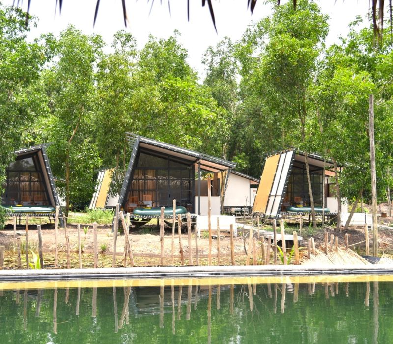 TimeOut Island Glamping Resort Đồng Nai — khu glamping đảo gần TP.HCM